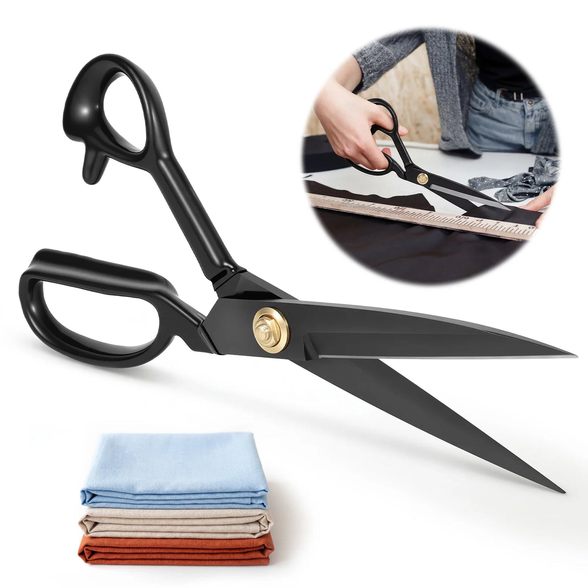 Heavy Duty Pinking Shears – 65 Manganese Steel Fabric Scissors Pinking Shears Nixie