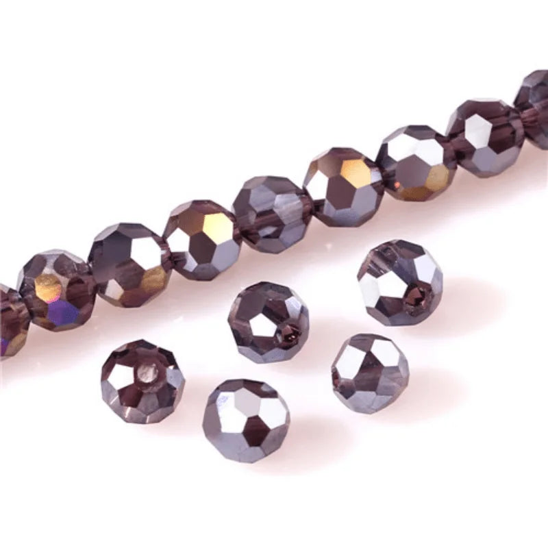 Colorful Faceted Crystal Glass Beads – DIY Jewelry Making