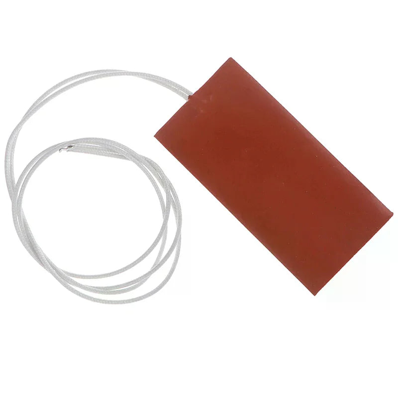 15W 12V DC Flexible Silicone Heater Pad 50x100mm Heating Mat Silicone Heater Pad Nixie