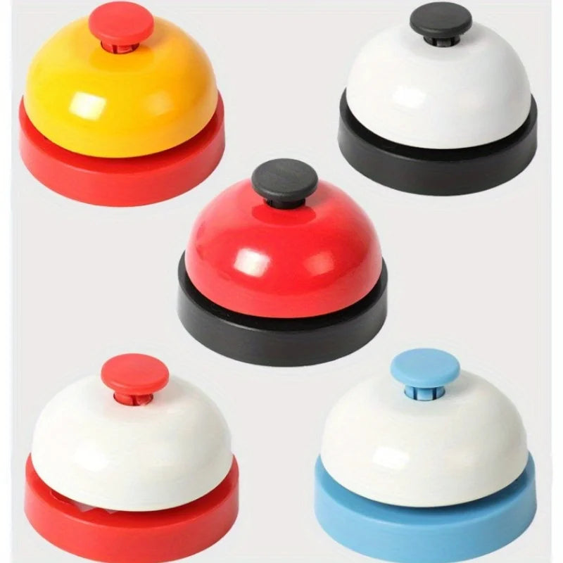 Multi-Color Table Handbell – Restaurant, Classroom & Party Table Service Bell Nixie
