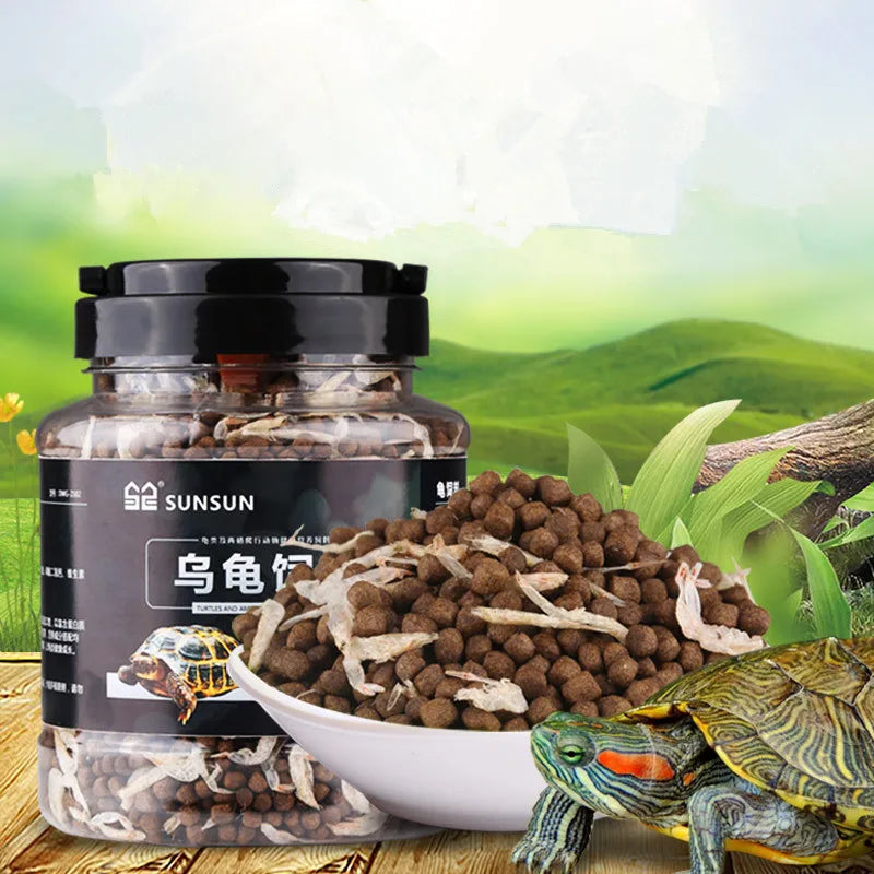 Tortoise & Turtle Dried Fish Shrimp Granule Food Reptile Pet Food Nixie