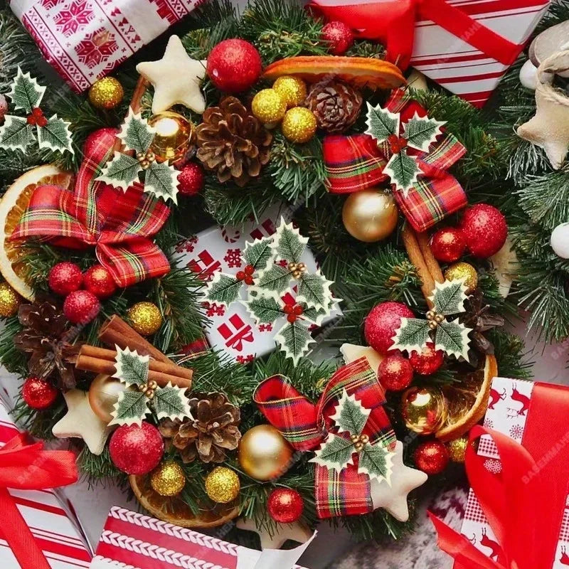 10 Pcs Holly Fruit Christmas Tree Hanging Decorations Set Christmas Tree Ornament Nixie
