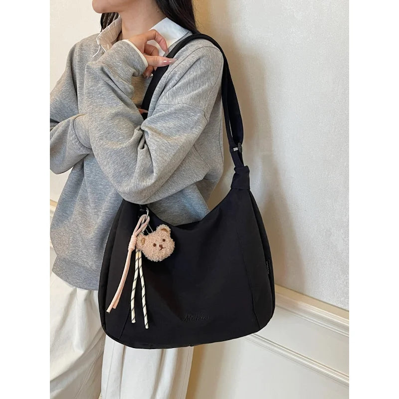 Japanese Canvas Tote Bag – Large Shoulder & Crossbody Bag Canvas Tote Bag Nixie