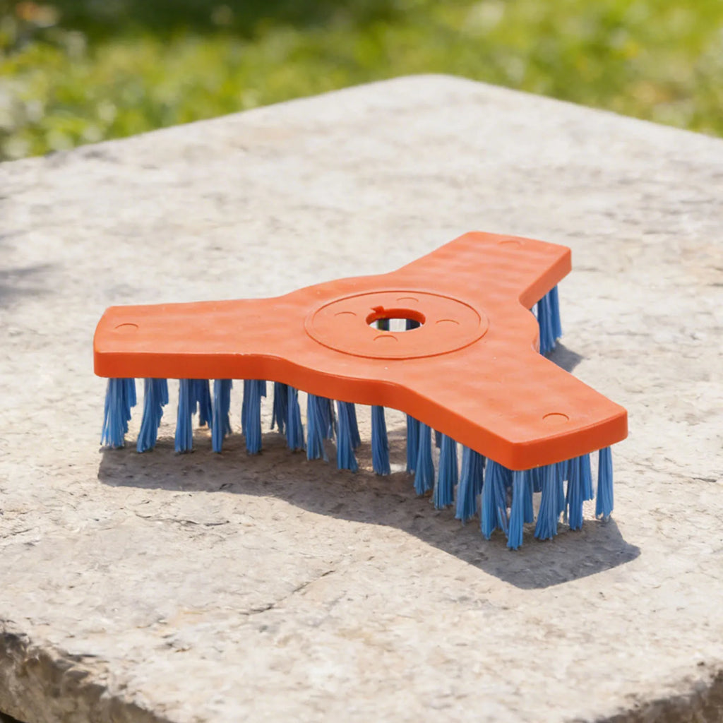 Lawn Mower Nylon Cleaning Brush Head | Garden Weeding Tool Garden Cleaning Brush Nixie