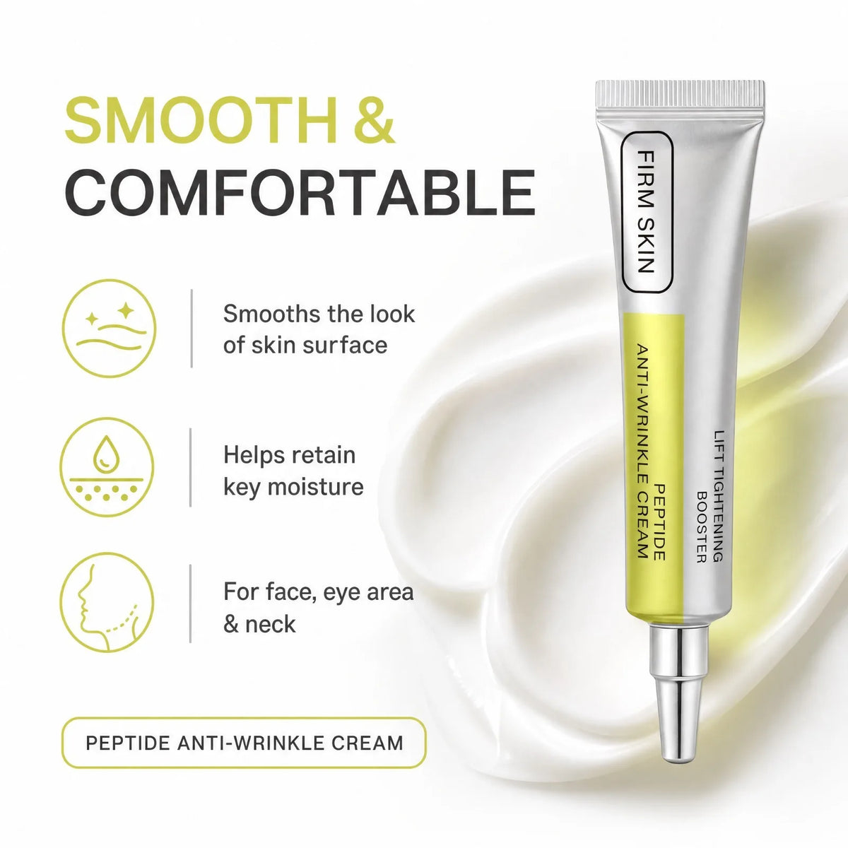 Peptide Retinol Face Cream – Firming Hydrating Moisturizer Face Moisturizer Cream Nixie