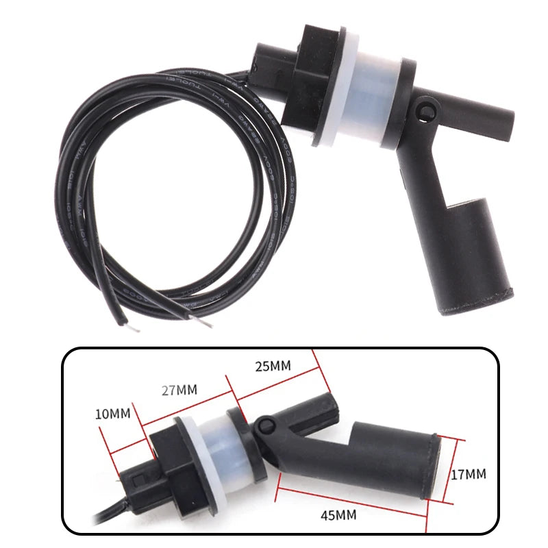 PP Plastic Ball Float Switch 12V–110V Water Level Sensor