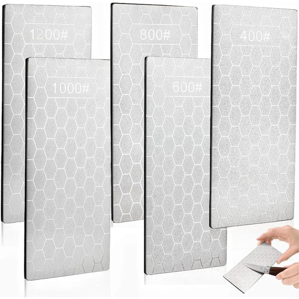 Knife Sharpening Stone Whetstone with Honeycomb Base & Nonslip Knife Sharpening Stone Nixie