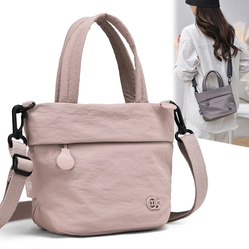 Women's Waterproof Nylon Mini Tote Shoulder Bag | Nixie Nylon Shoulder Bag Nixie