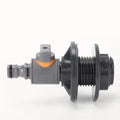 PVC/IBC Water Barrel Adapter with Valve – Rainwater Kit Water Tank Adapter Nixie GRAY