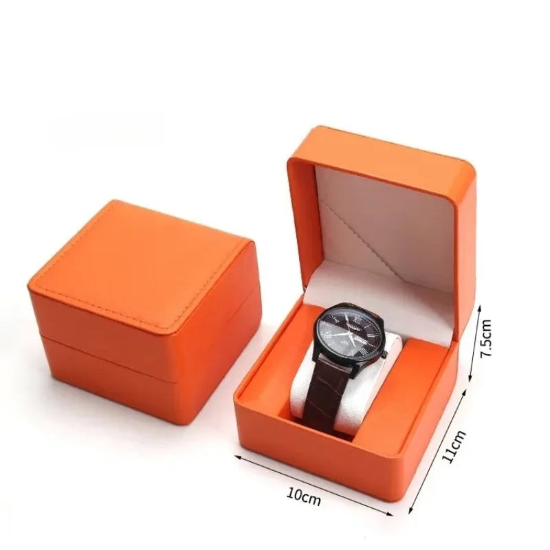PU Leather Single Watch Box – Display Case & Travel Organizer Watch Storage Box Nixie
