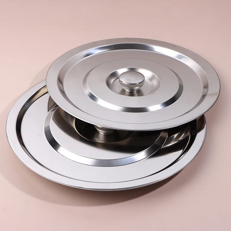 Stainless Steel Pot Lid Replacement | 28/30/32cm Round Cover Pot Lid Cover Nixie
