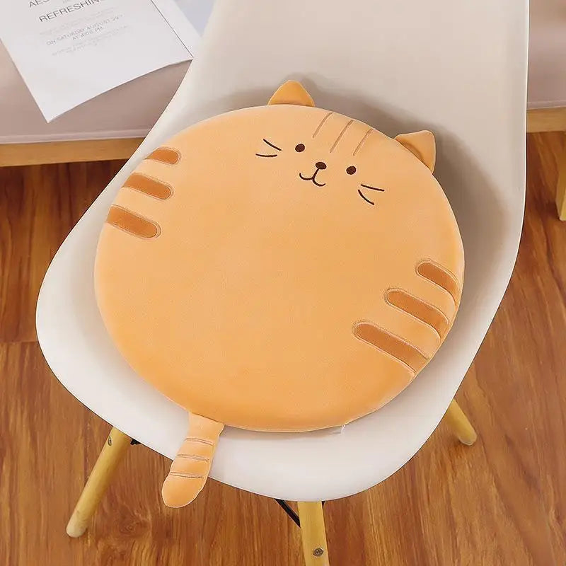 Cartoon Animal Memory Foam Seat Cushion – Washable Velvet Pad Memory Foam Seat Cushion Nixie A1