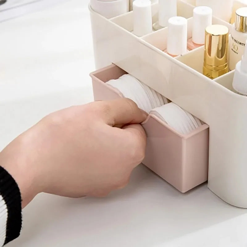 Makeup & Jewelry Storage Box with Drawer | Nixie Organizer Cosmetic Storage Box Nixie