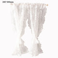 1/12 Dollhouse Floral Lace Curtains | 3 Styles Miniature Decor Dollhouse Accessories Nixie 200-300mm Style 2