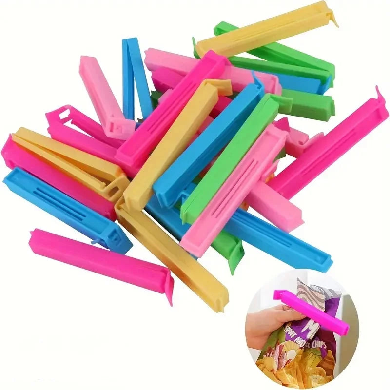 Reusable Plastic Bag Sealing Clips – Food & Snack Saver 5-30Pcs Food Bag Clips Nixie