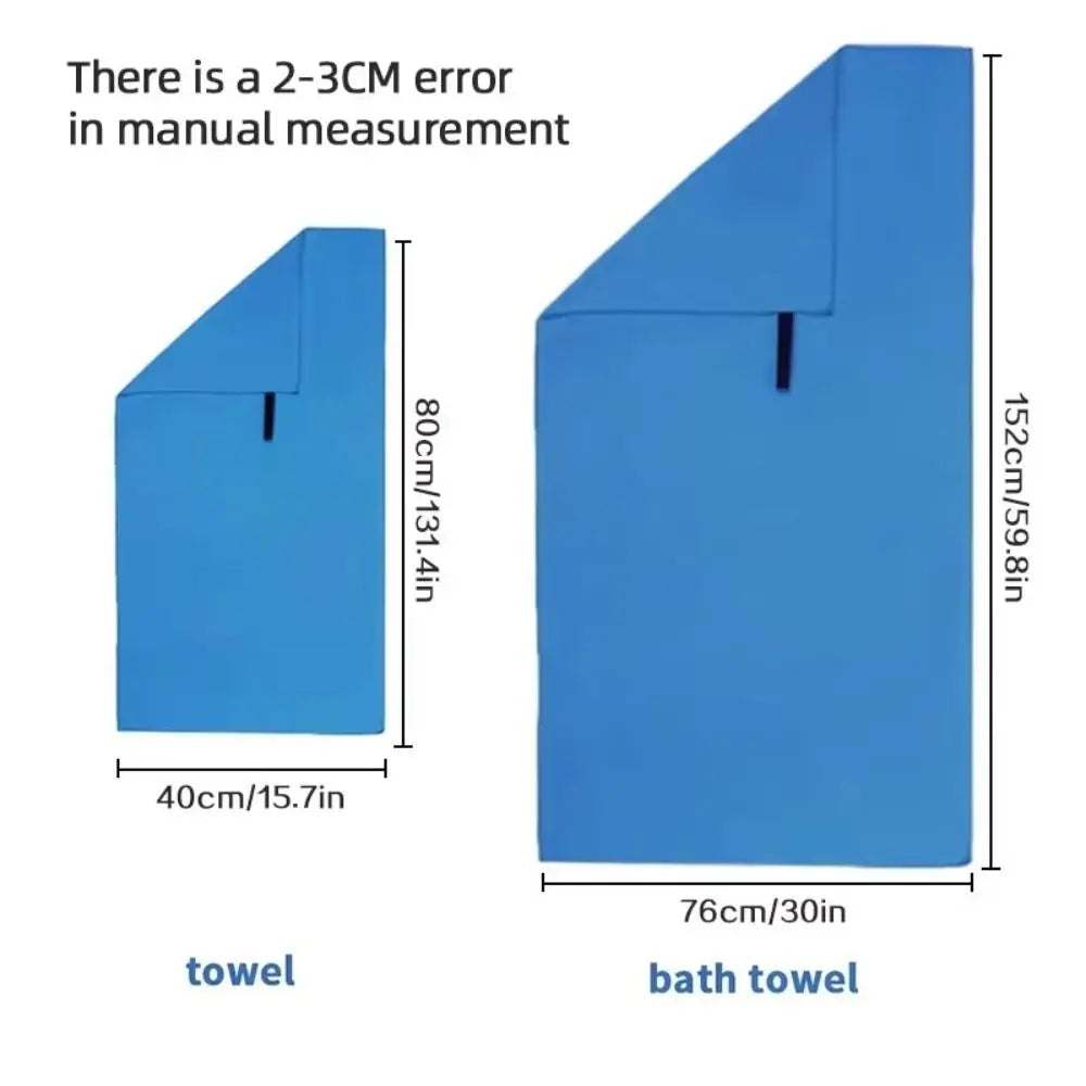 Ultra-Absorbent Microfiber Towel – Quick Dry & Lightweight