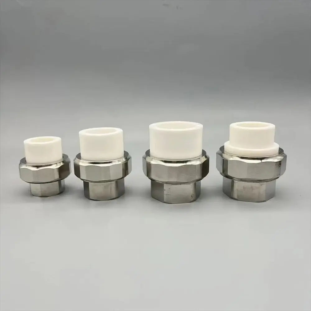 PPR Pipe Connector Stainless Steel Thread Fitting 1/2" 3/4" 1" PPR Pipe Fitting Nixie