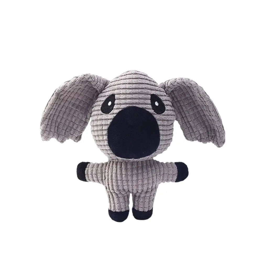 Soft Plush Interactive Dog Chew Toy – Squeaky Companion