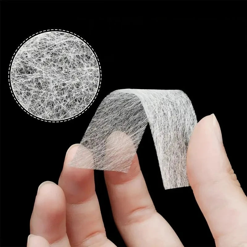 20Pcs Fiberglass Nail Wrap French Tip Gel Extension Kit Nail Wrap Kit Nixie