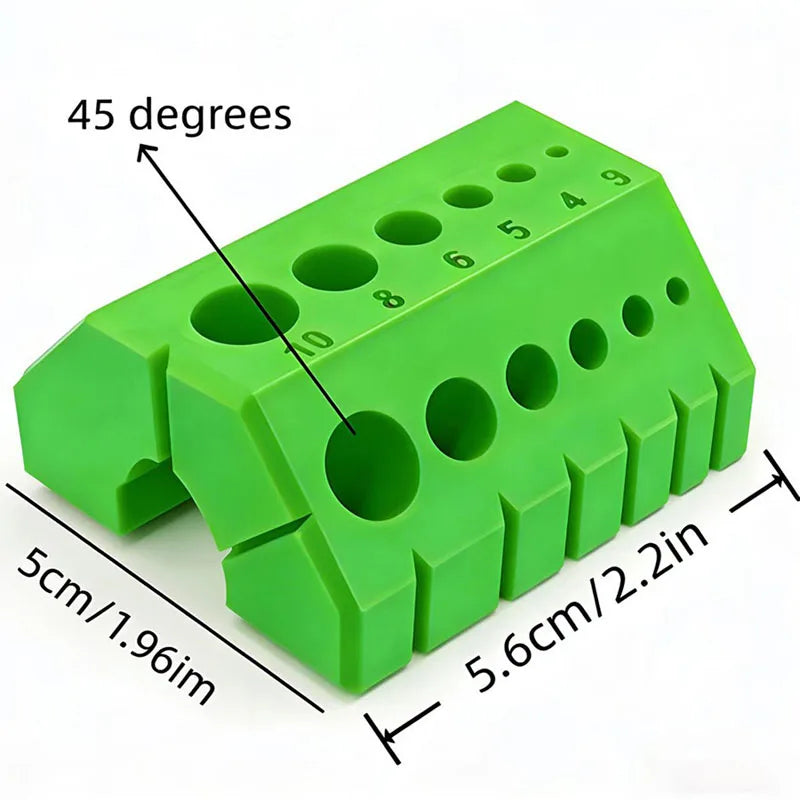 Portable 45° & 90° Angle Drill Jig with Numerical Scale Guide