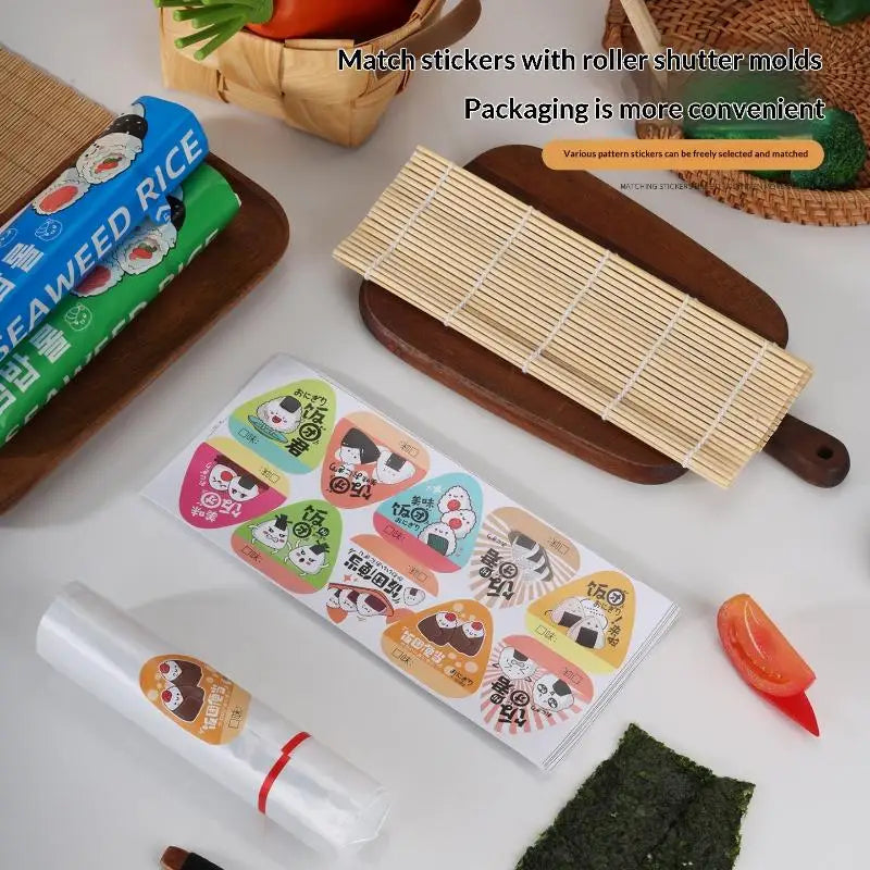 Disposable Sushi Roll Wrapping Bags – Japanese Cartoon 20/100 Pcs Food Packaging Wrap Nixie