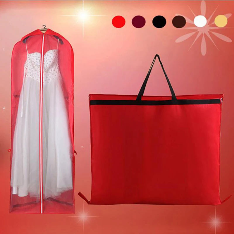 Wedding Dress Dust Cover Bag 150cm 180cm – Gown Storage Garment Dust Cover Nixie