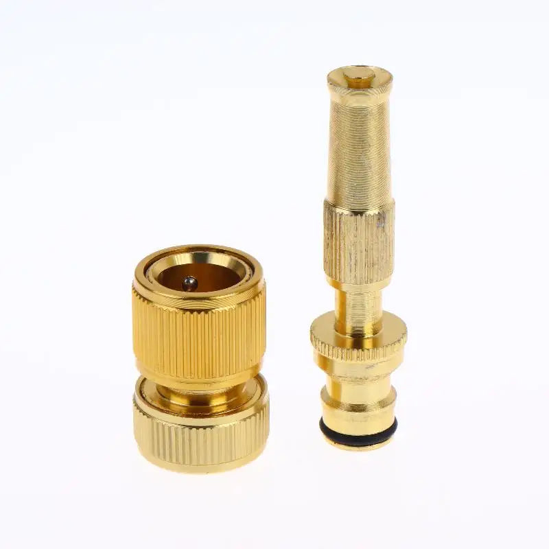 Brass High Pressure Spray Nozzle Set with Quick Connector Garden Spray Nozzle Nixie