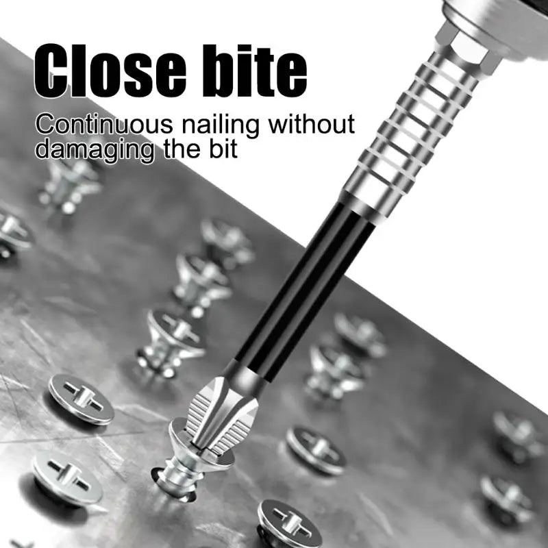 K5 Magnetic Screwdriver Bits Set – Anti-Slip S2 Steel, 6 Sizes