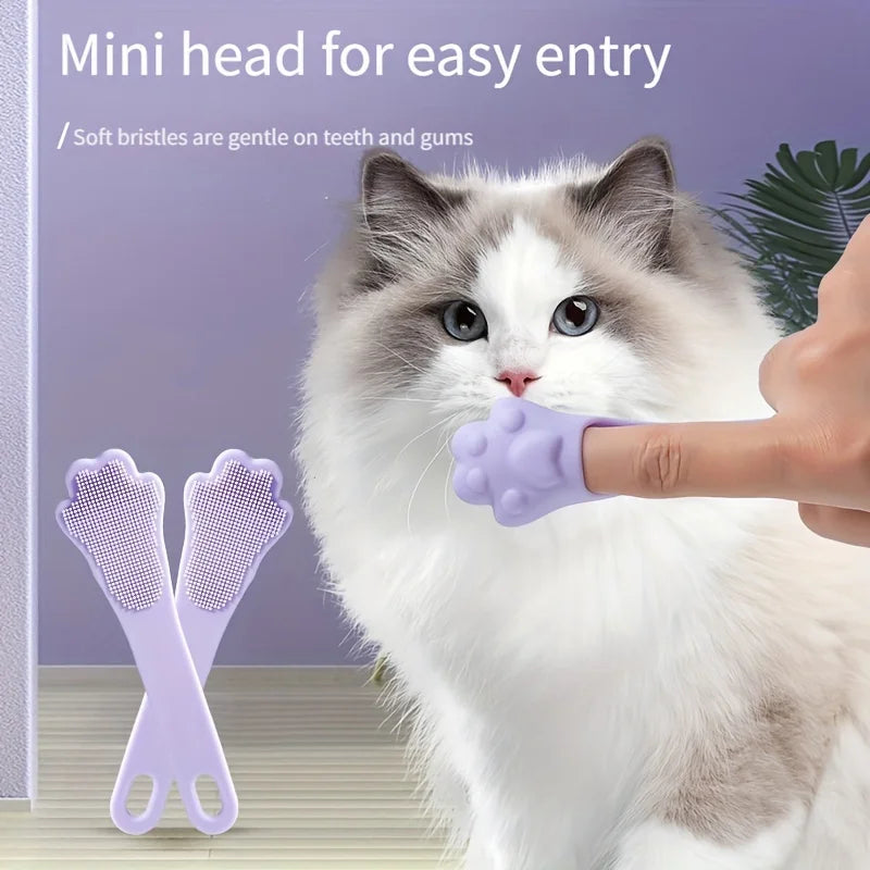 2-Pack Silicone Finger Toothbrush for Dogs & Cats | Nixie Pet Toothbrush Nixie