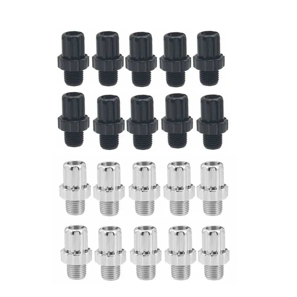 20 Pcs Aluminum Alloy Bike Brake Lever Adjuster Screws M10 Bike Brake Screws Nixie