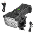 BUCKLOS 12 LED Bike Headlight & 140dB Horn – USB Rechargeable Bike Headlight Horn Nixie 1800mAh Horn Light 2000-3000 Lumen 1000-3000 Mah