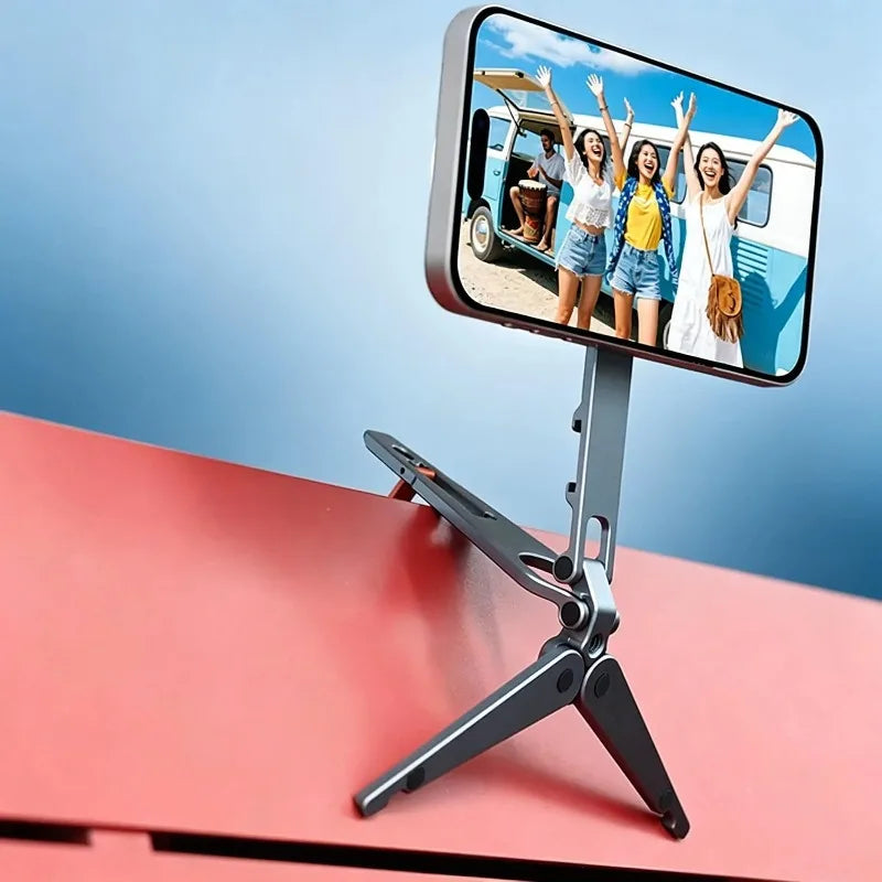 Magnetic Phone Tripod 3-Mode Foldable 360° Selfie Stick Phone Tripod Stand Nixie