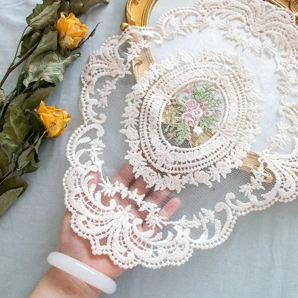 Lace Embroidered Cloth Coaster – Wedding & Home Table Décor Lace Table Coaster Nixie