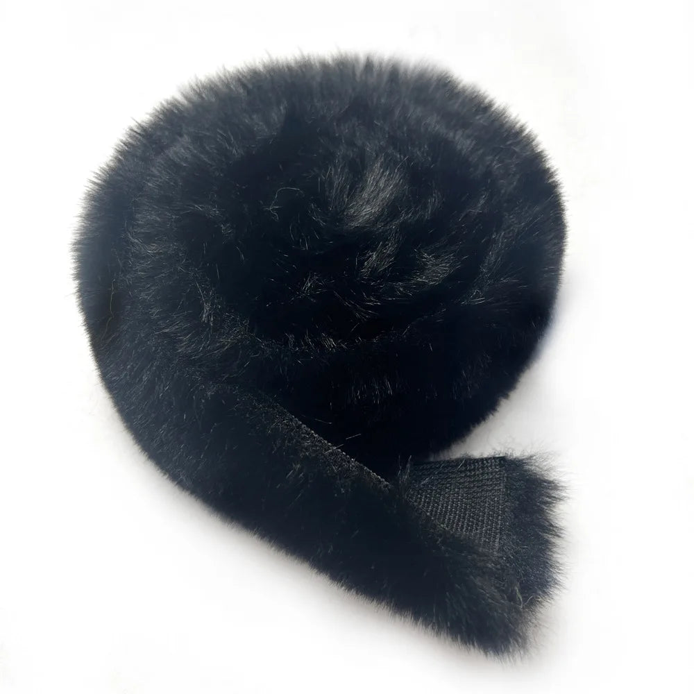 Lime Green & White Faux Fur Christmas Garland 1.97x7FT Christmas Garland Nixie black