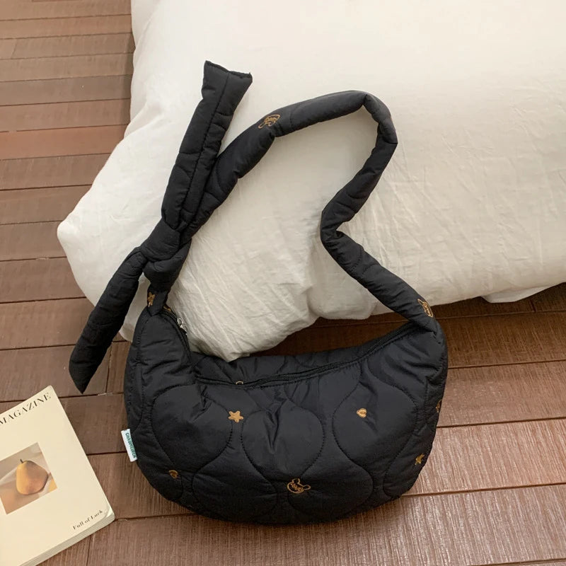 Women's Flannel Crossbody Shoulder Bag – Nixie Hobo Style Crossbody Shoulder Bag Nixie