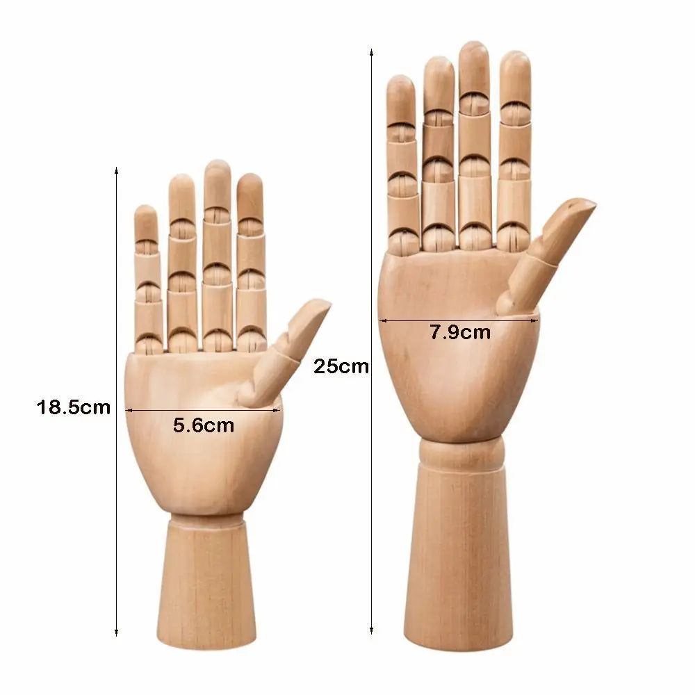 Poseable Wooden Artist Mannequin – Multiple Sizes Drawing Figure Artist Drawing Mannequin Nixie