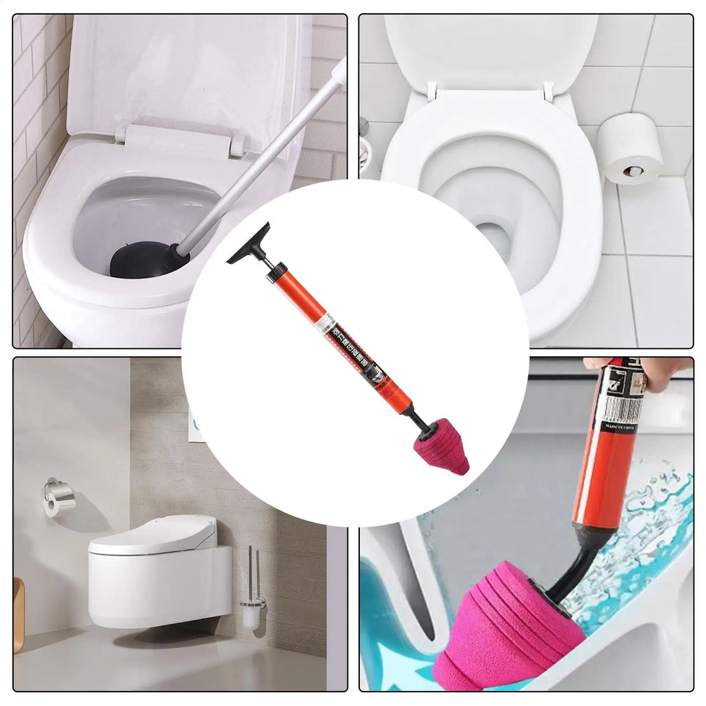 Air Plunger Toilet Unclogger – 120 PSI Drain Clog Remover Toilet Air Plunger Nixie