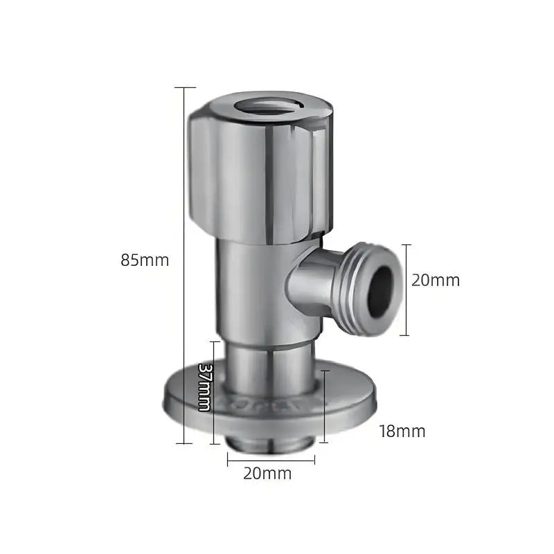 Stainless Steel Angle Valve – Toilet, Kitchen & Heater Tap Plumbing Angle Valve Nixie