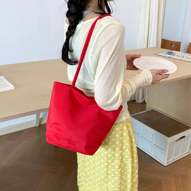 Korean Minimalist Bucket Bag – Women's Shoulder Handbag Bucket Shoulder Bag Nixie