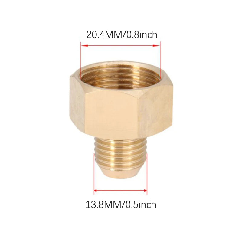 Brass M22 Female to M14 Male Pressure Washer Hose Adapter Hose Adapter Fitting Nixie
