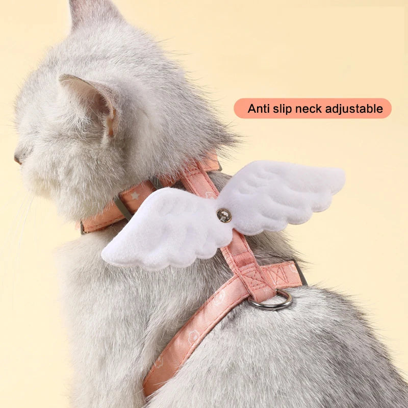 Adjustable Escape-Proof Cat Harness & Leash Set | Soft Vest