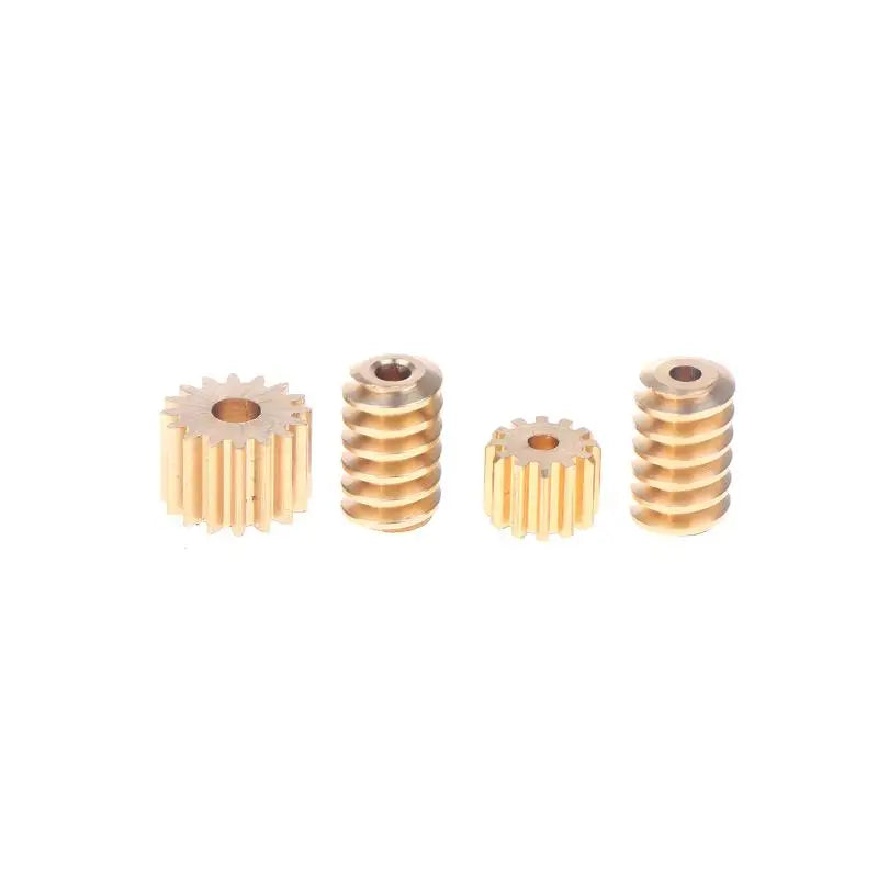 0.5M Copper Worm Gear Drive Set – 12–32 Teeth DIY Model Kit Worm Gear Drive Set Nixie