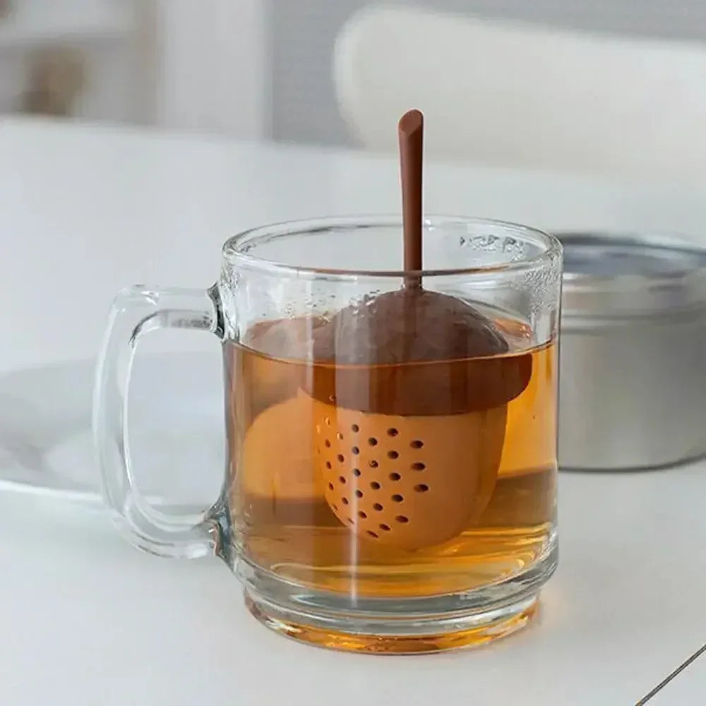 Acorn Silicone Tea Infuser – Loose Leaf Tea Strainer Silicone Tea Infuser Nixie