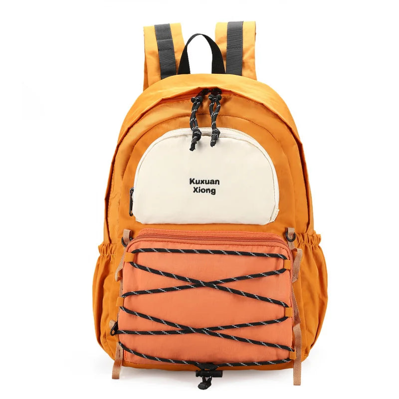 Lightweight Color-Block Hiking Backpack 20-35L Unisex