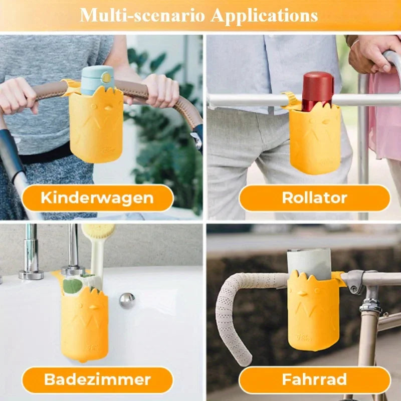 KEMITOUR Silicone Cup Holder for Bike, Stroller & Outdoors Bike Cup Holder Nixie