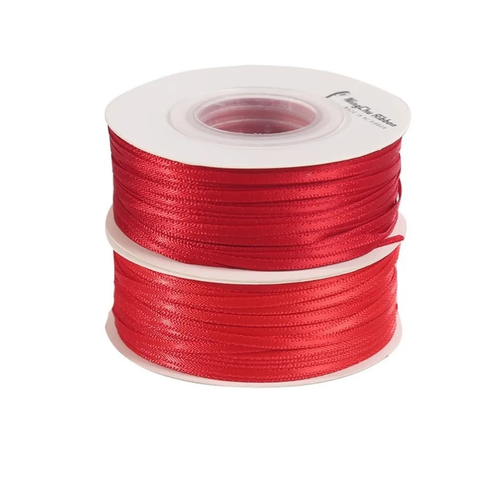 2mm Double-Sided Satin Ribbon Glossy DIY Craft Gift Wrap 45m Craft Satin Ribbon Nixie