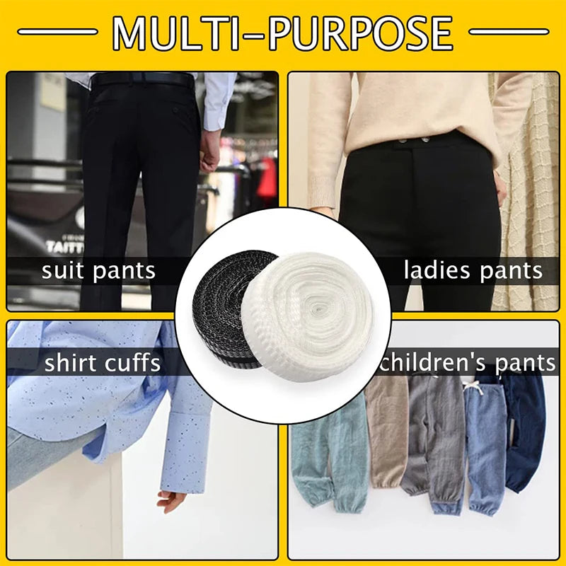 Iron-On Hem Tape – No-Sew Fabric Fusion Tape for Jeans Iron-On Hem Tape Nixie