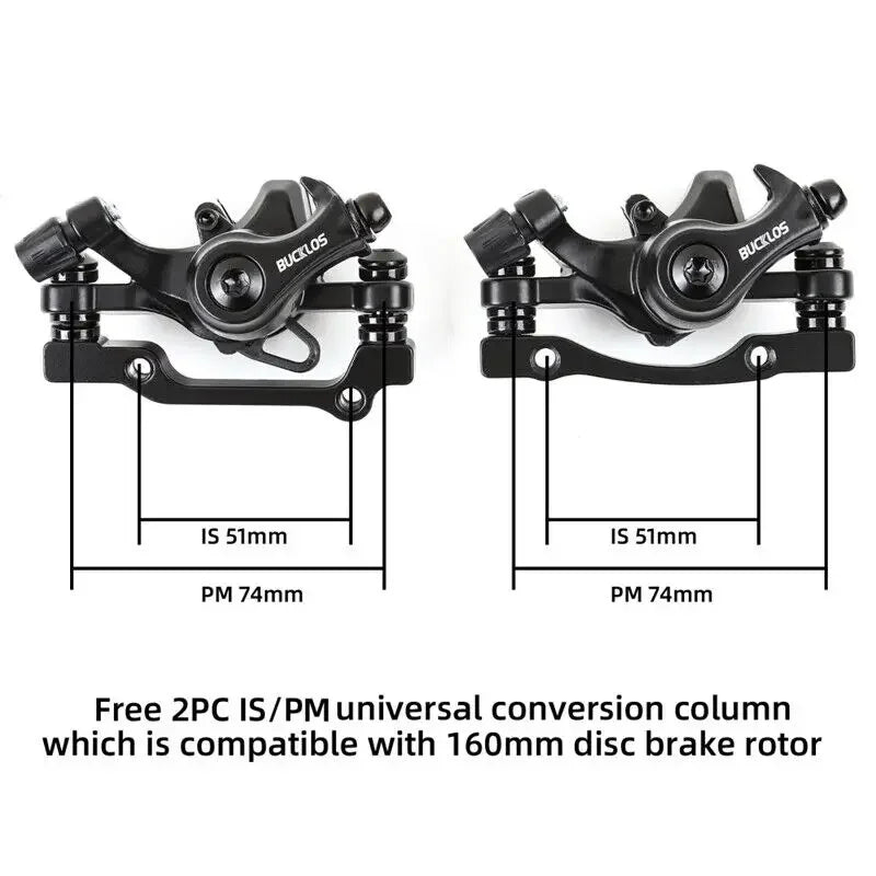 BUCKLOS Mechanical Disc Brake Set – Lever, Cable & Caliper