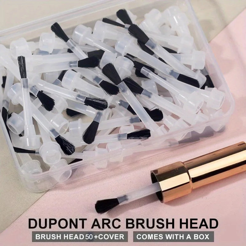 Disposable Nail Polish Brushes – Nail Art Liquid Applicators Nail Art Brush Nixie Arc Brush 50pcs set