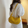 Nixie Japanese Nylon Shoulder & Crossbody Bag – Unisex Shoulder Crossbody Bag Nixie Yellow